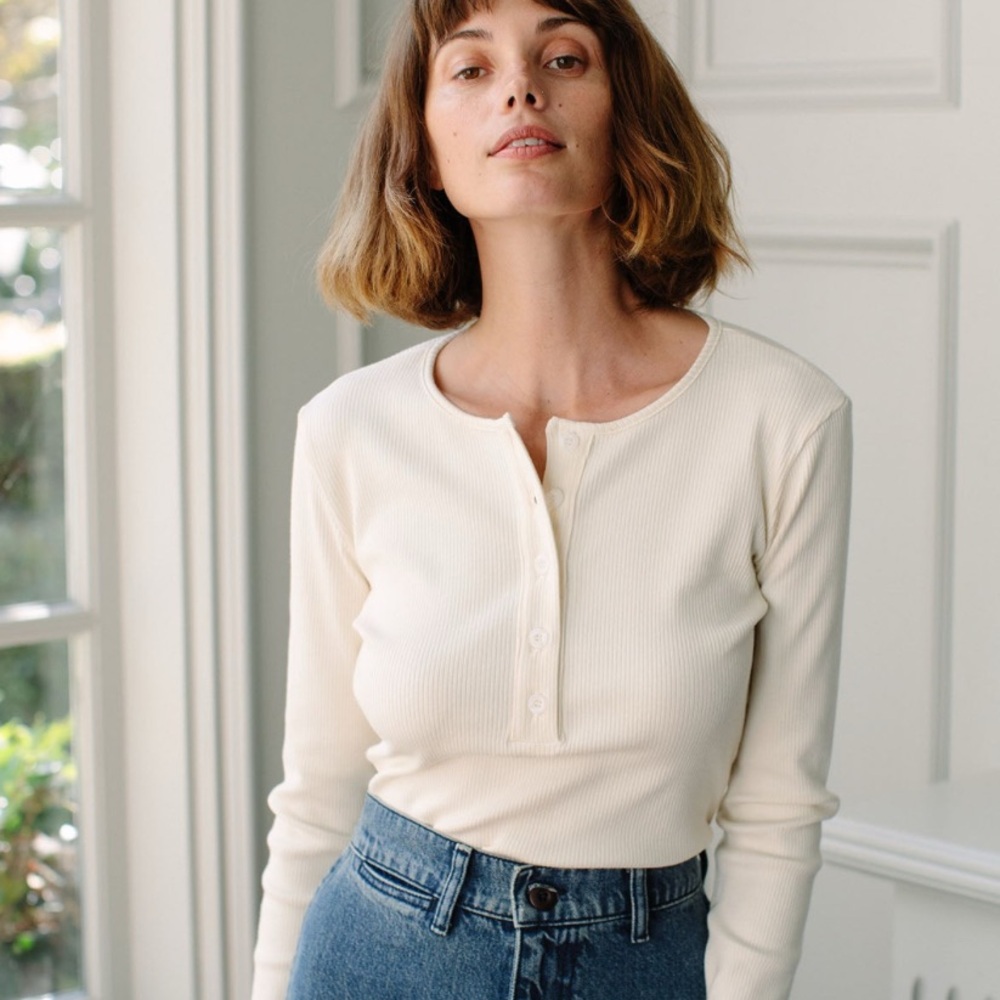Rachel Pally Ribbed Henley